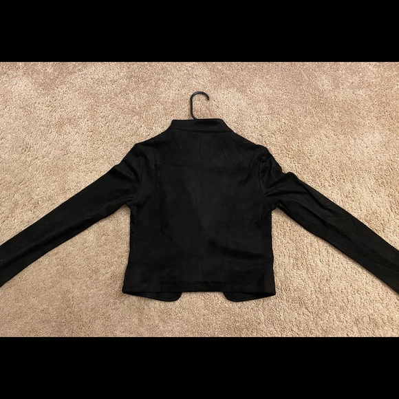 Suede black jacket - Picture 3 of 4